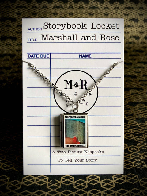 Necklace - Book Locket The Handmaid's Tale: Stainless Steel