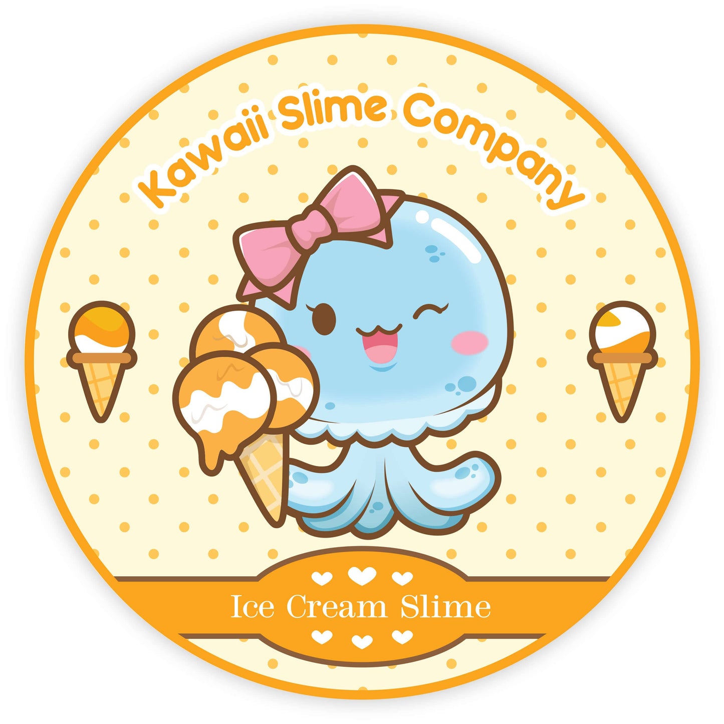 Slime - Dreamsicle Scented Ice Cream Pint