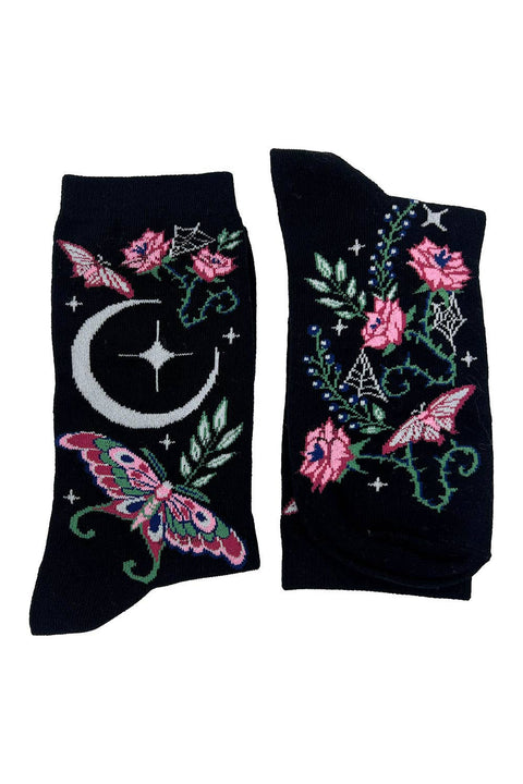 Socks - Enchanted Garden Luna Moth