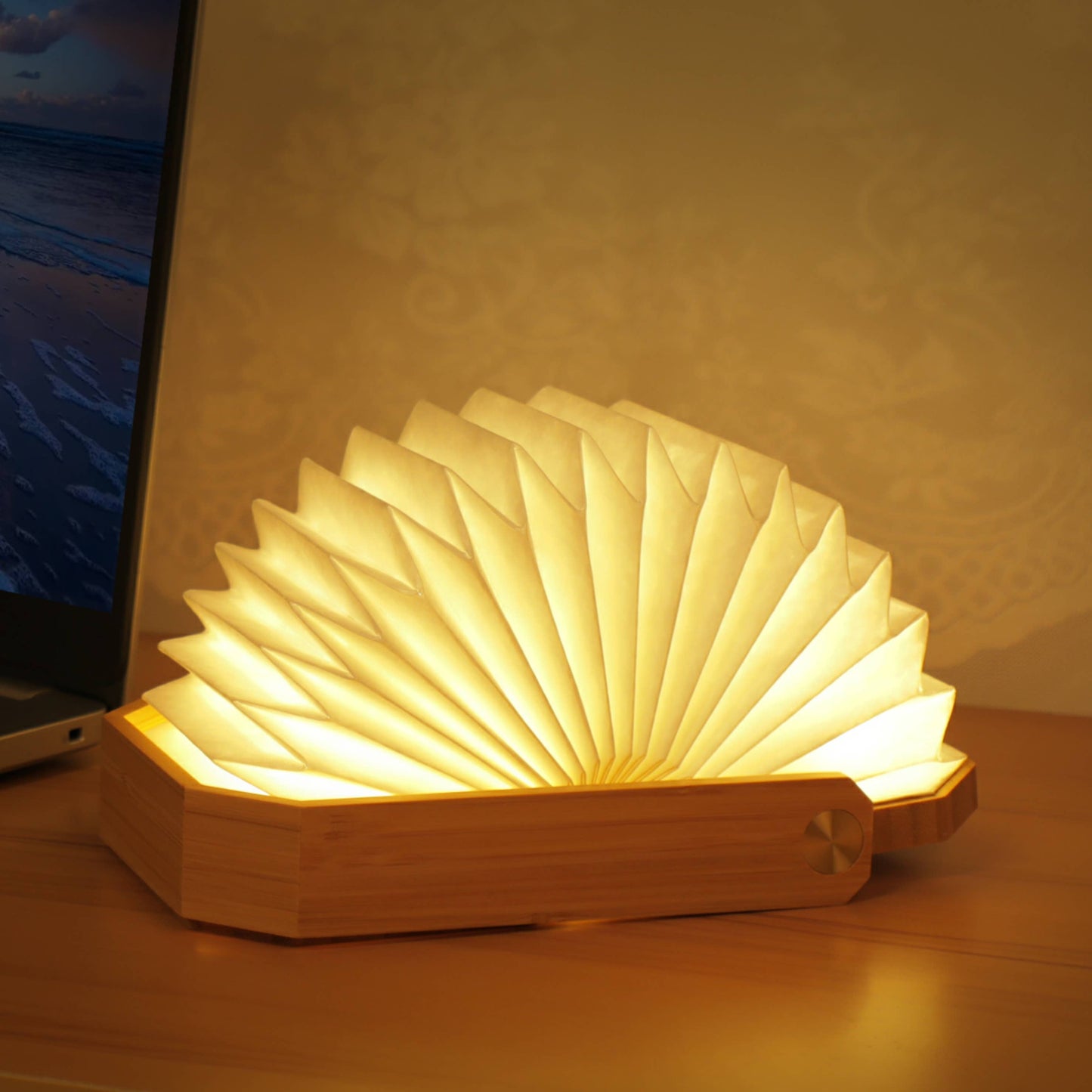 Lamp - Smart Origami Walnut