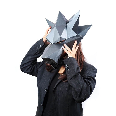 3D PaperCraft - Werewolf Mask