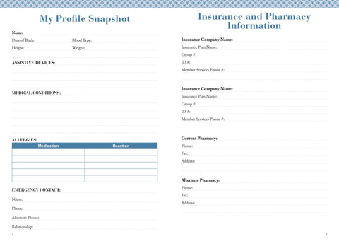 Book (Hardcover) - My Personal Health Record Keeper