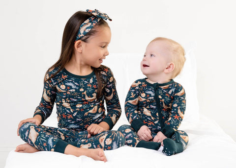 2 Piece Pajamas (Long Sleeve) - Waves & Whiskers