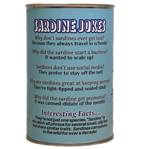 Stuffed Animal - Can O' Sardines (Standard Lid)