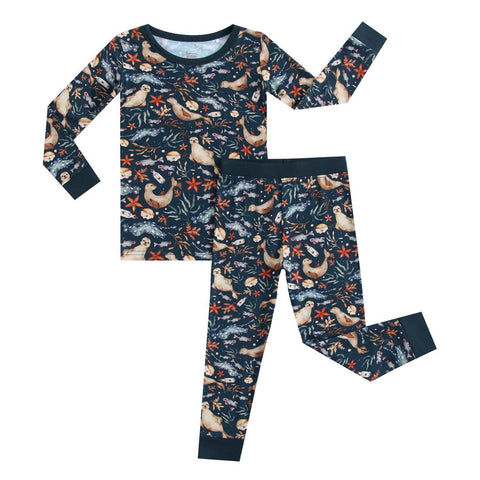 2 Piece Pajamas (Long Sleeve) - Waves & Whiskers