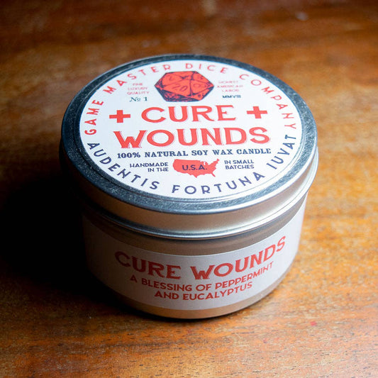 Gaming Candle (8oz) - Cure Wounds