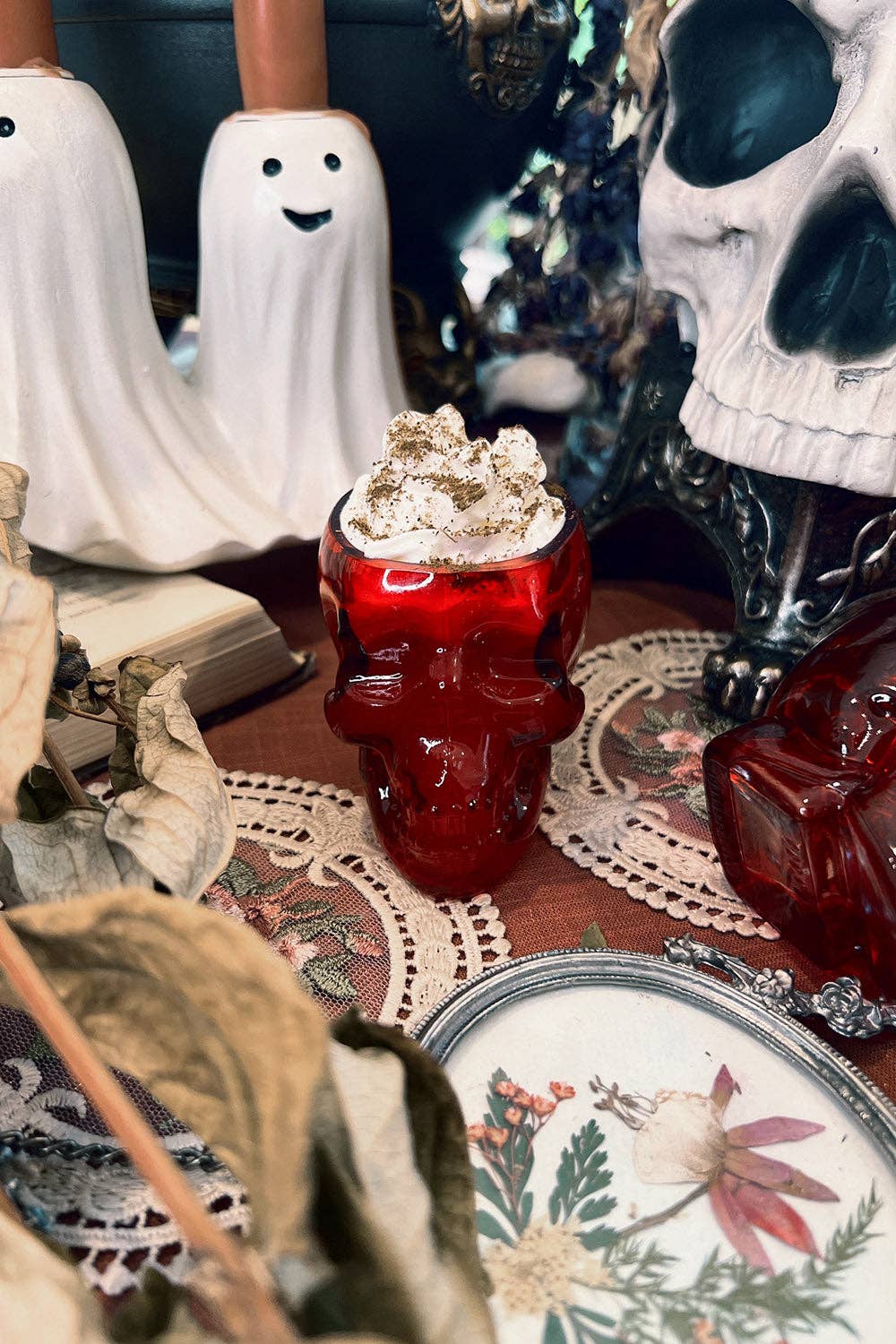 Shot Glass - Blood Red Skull