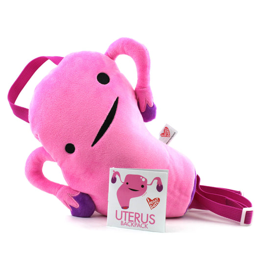 Plush Backpack - Uterus