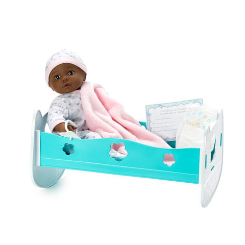 Baby Doll - Adoption Day Baby Girl/Dark Skin/Brown Eyes