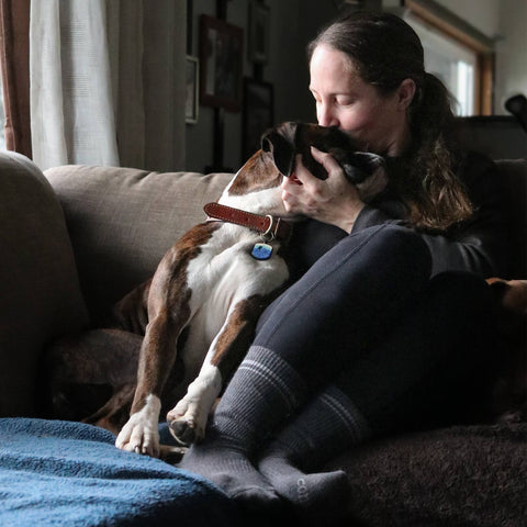 Comfort Crew Socks that Save Dogs - Black/Grey (3pk)