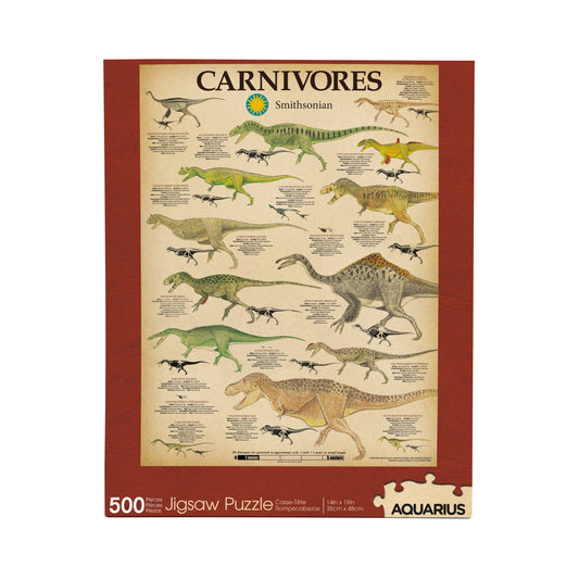 Puzzle - Smithsonian Carnivores (500pc)