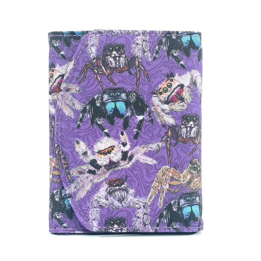 Trifold Wallet - Jumping Spiders