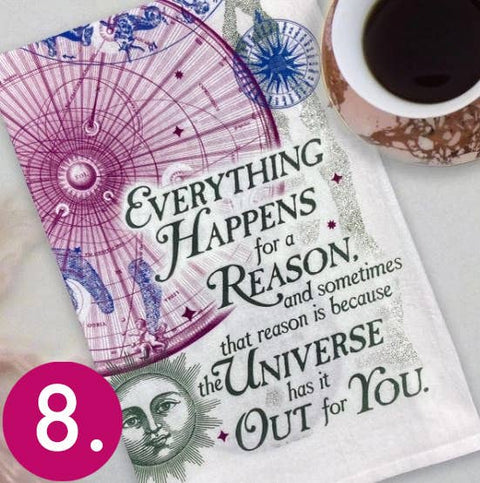 Kitchen Towel - Everything Happens for a Reason