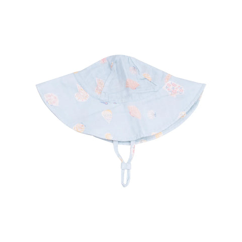 Last One - Size 0/6M: Sunhat - Pretty Seashells