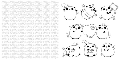 Coloring Book - I Heart Kawaii
