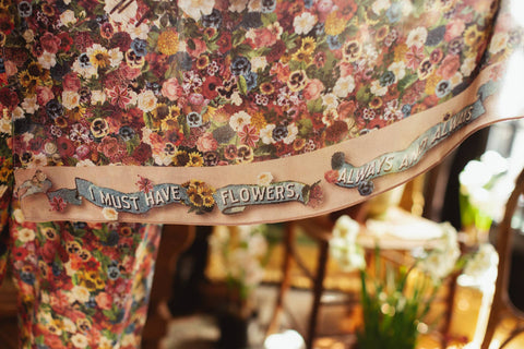 Scarf (Bamboo) - Art of Life Floral with Flower Paint Palette