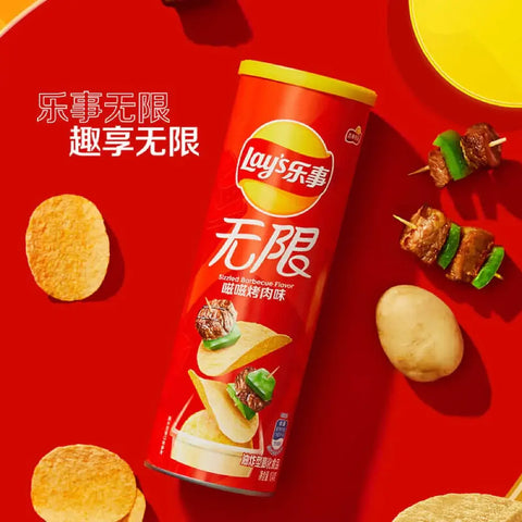 Chips - Lays Stax Sizzled BBQ 90g (China)