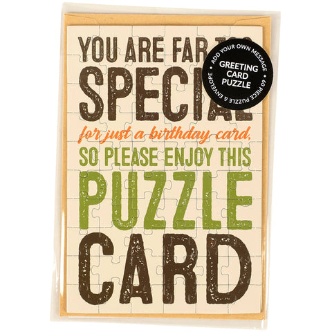 Greeting Card - Far Too Special Puzzle