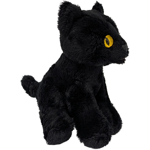 Stuffed Animal  - Salem the Canned Black Cat (Regular Lid)