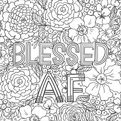 Adult Coloring Book - Inner F*cking Peace