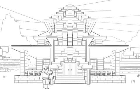 Coloring Book - The Official Minecraft Coloring Adventures Book
