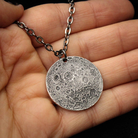 Necklace - Full Moon (Silver)
