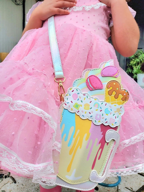 Handbag - Milkshake Mug: Rainbow Sprinkles