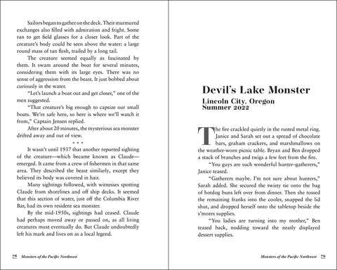 Book (Paperback) - Monsters of the Pacific Northwest