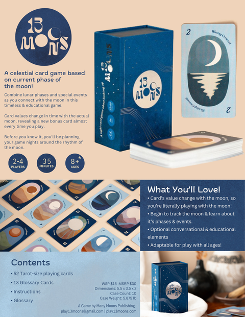 Card Game - 13 Moons: A Celestial Adventure