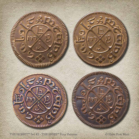 Coin Set - The Hobbit™ Set #5: The Shire Four Pennies