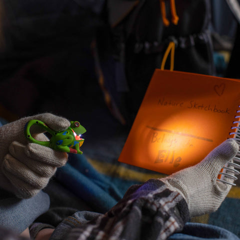 Flashlight - Green Frog Carabiner