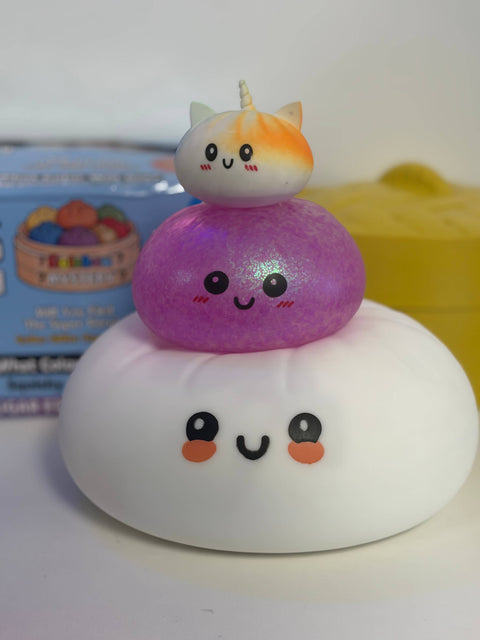 Huge Dumpling Deluxe – 10’ Jumbo Squishy Rainbow   