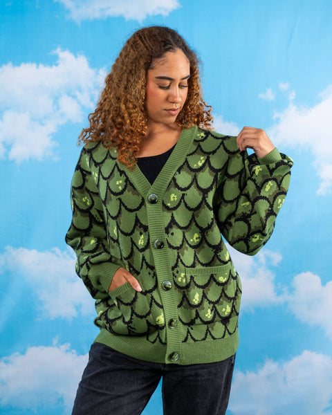 Cardigan - Green Dragon