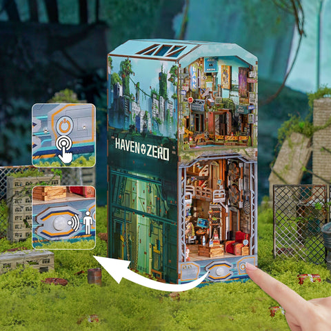 DIY Book Nook Kit - Haven Zero with Dust Cover