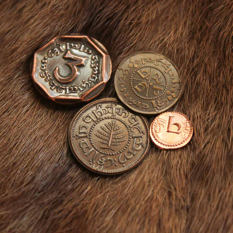 The Shire Set of Four Coins - The Hobbit Set #1