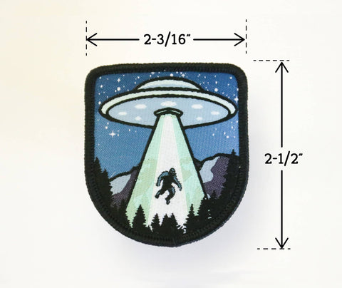 Patch - Bigfoot Conspiracy Society UFO