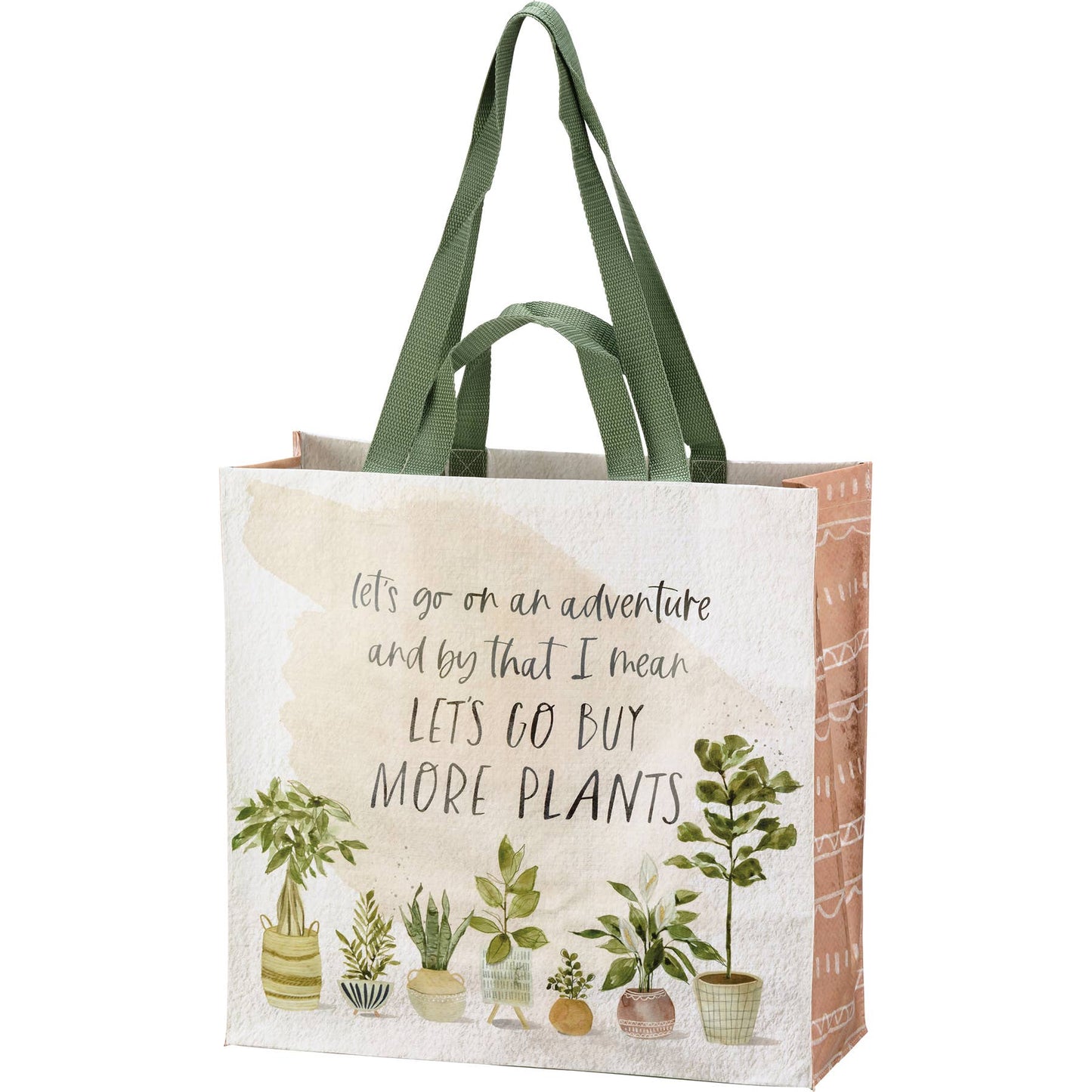 Market Tote - Let's Go Buy More Plants