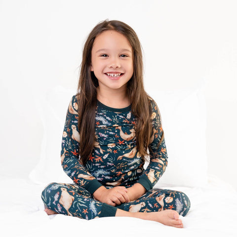 2 Piece Pajamas (Long Sleeve) - Waves & Whiskers