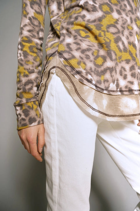 Top - Leopard Pullover