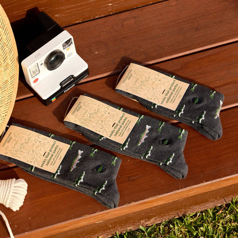 Socks that Protect National Parks - Grey Fish