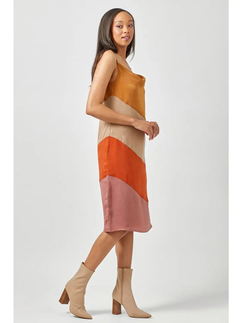 Dress - Color Blocked Slip