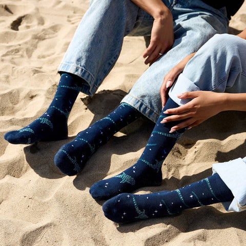 Socks that Protect Whale Sharks - Navy