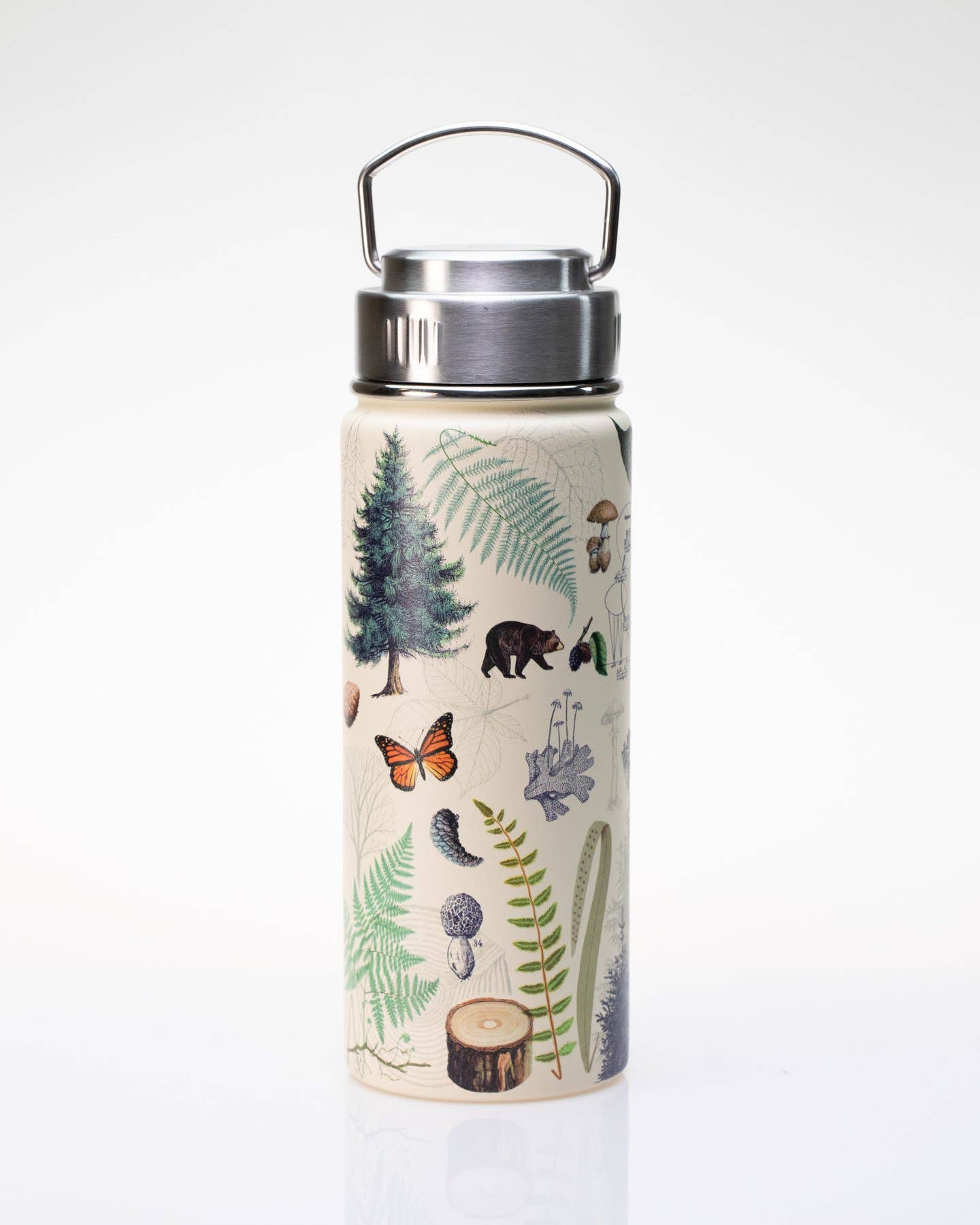 Water Bottle (Stainless Steel) - Woodland Forest 18oz