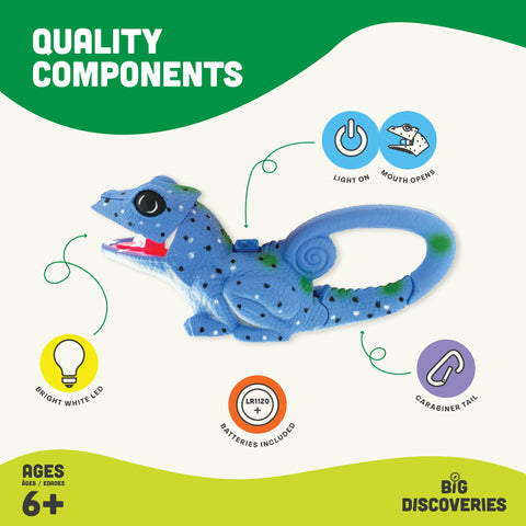 Flashlight - Blue Lizard Carabiner