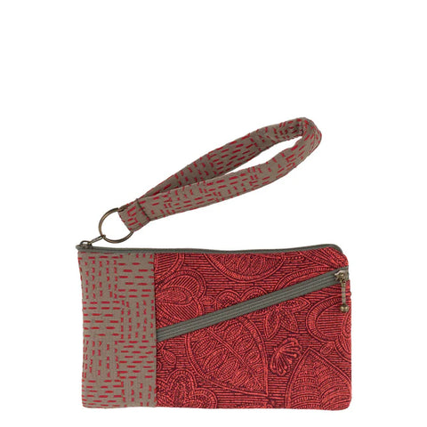 Beetle Wristlet - Mehndi Red