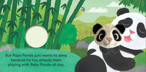 Board Book - Baby Panda Finger Puppet