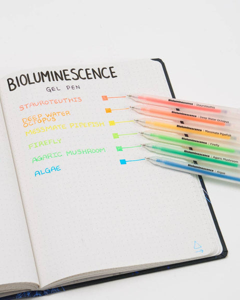 Gel Pens (6 Pack) - Bioluminescence Neon