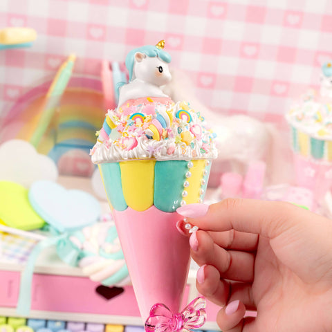 Clay Kit - Play & Display Unicorn Parfait Cafe