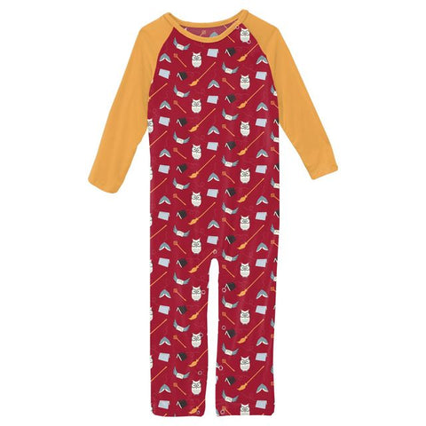 Raglan Romper - Crimson Magical World