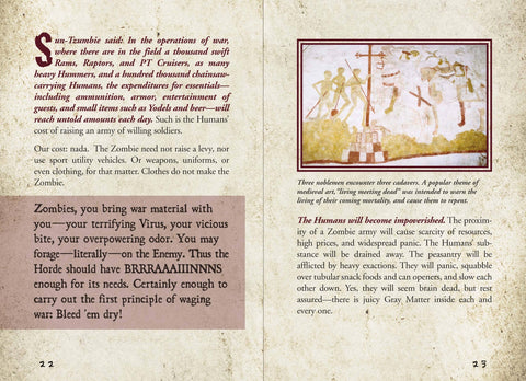 Book (Hardcover) - The Art of War for Zombies